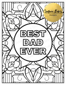 Best Dad Ever! Coloring Book