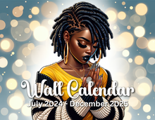 Load image into Gallery viewer, &quot;Praying Woman&quot; 2024 - 2025 Wall Calendar